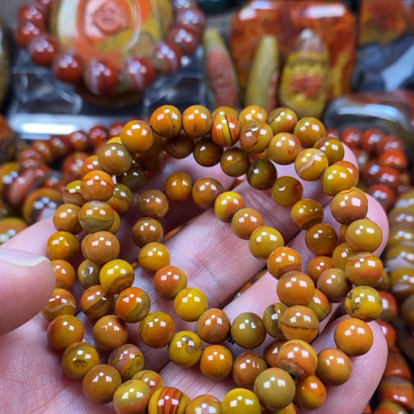 【闪购商品】玛瑙/玉髓手链未镶嵌8****涯