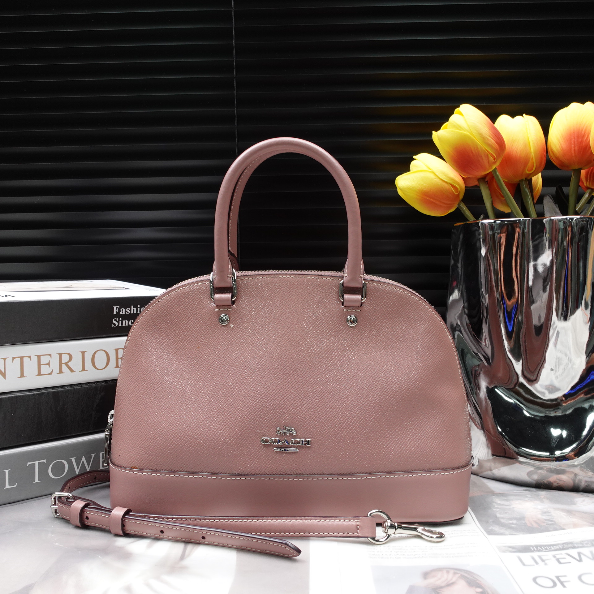 95新 COACH/蔻驰 单肩包/T10233239