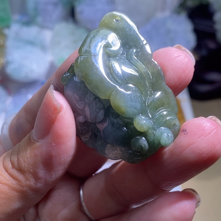 【闪购商品】翡翠挂件未镶嵌金蟾