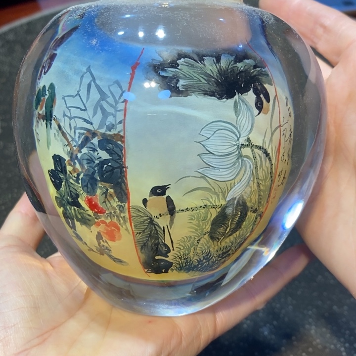 我***。瓷片陶瓷艺术品制作工艺品