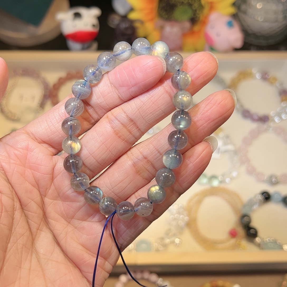 水晶手链未镶嵌绣球月光