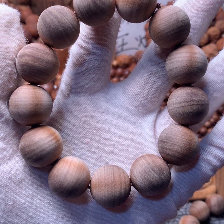 檀香木手串/手链老山檀香1.8素串