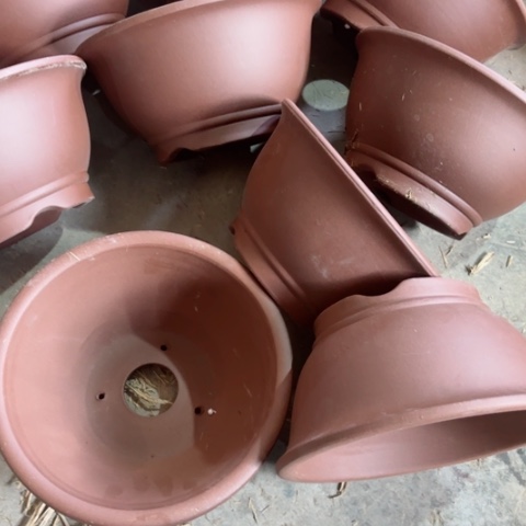 紫砂花盆100-9。20-10