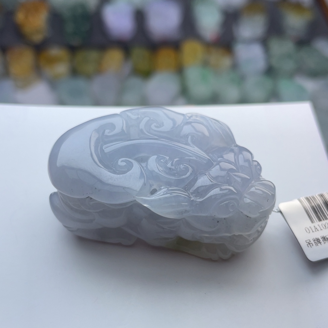 翡翠颈饰未镶嵌貔貅