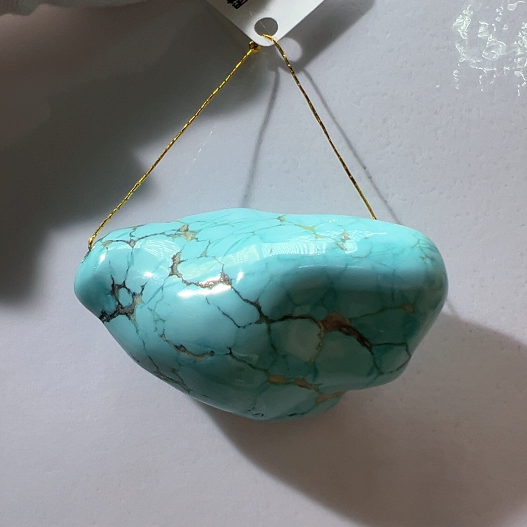 绿松石未镶嵌挂件