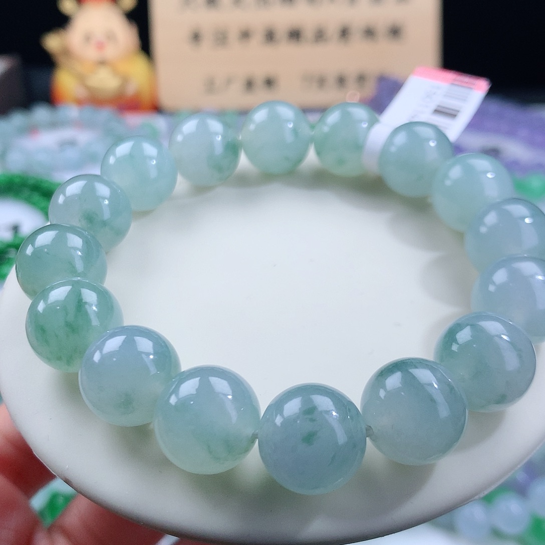 翡翠手链未镶嵌卡13