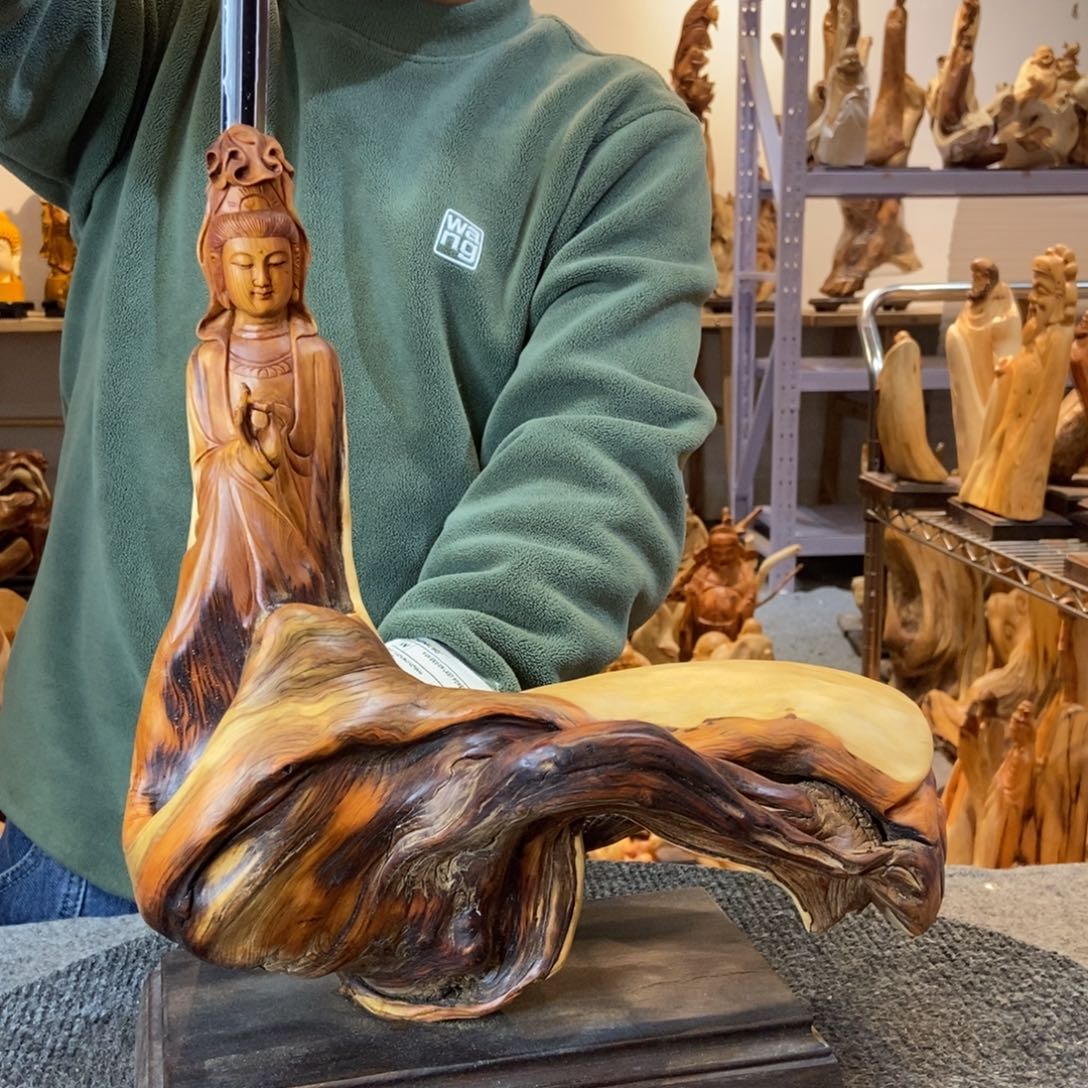 柏木（崖柏）太行崖柏根雕摆件