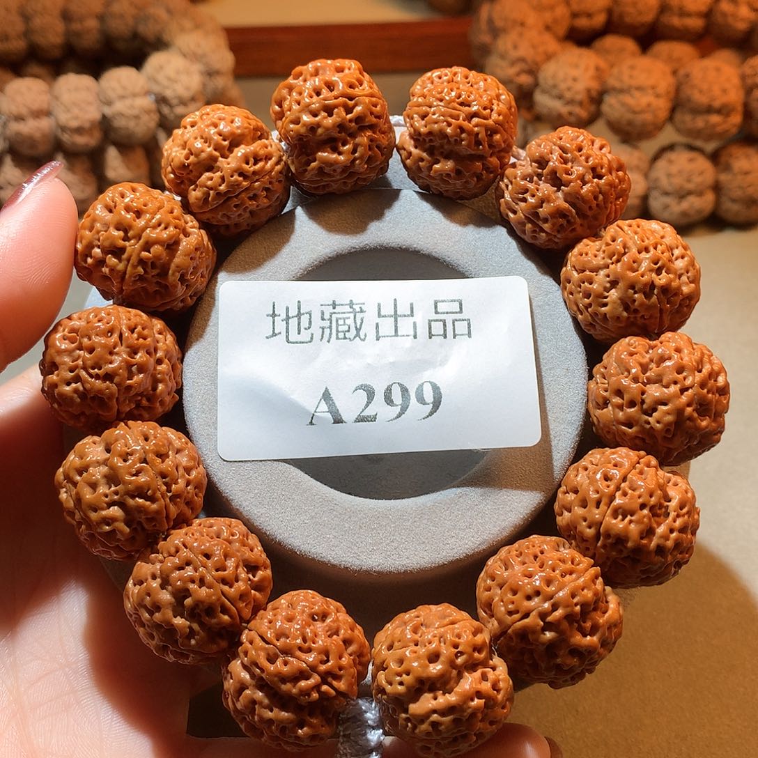 金刚菩提手串22尺寸梁龙鳞梅花