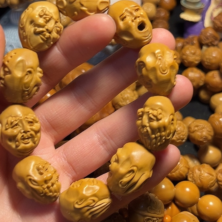 橄榄核手串/手链须派双面