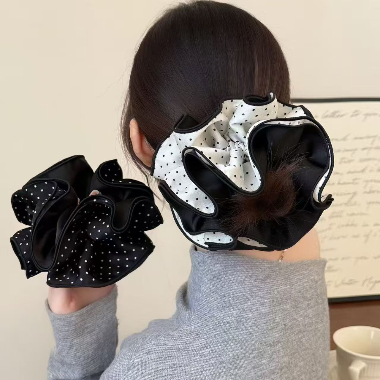 甜美风瑞丽风田园风日韩发圈发绳头绳女大肠大肠发圈