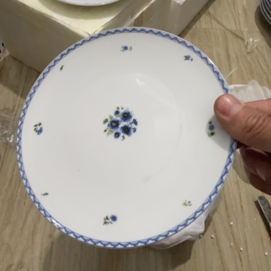 瓷片陶瓷15厘米红叶