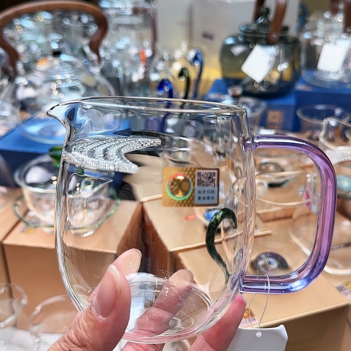 禾器浅紫色澄然月牙款