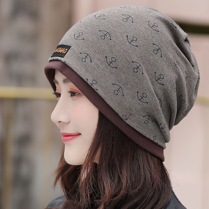 睡觉空调房防吹专用帽女士晚上睡觉戴的帽子化疗后光头帽坐月子帽