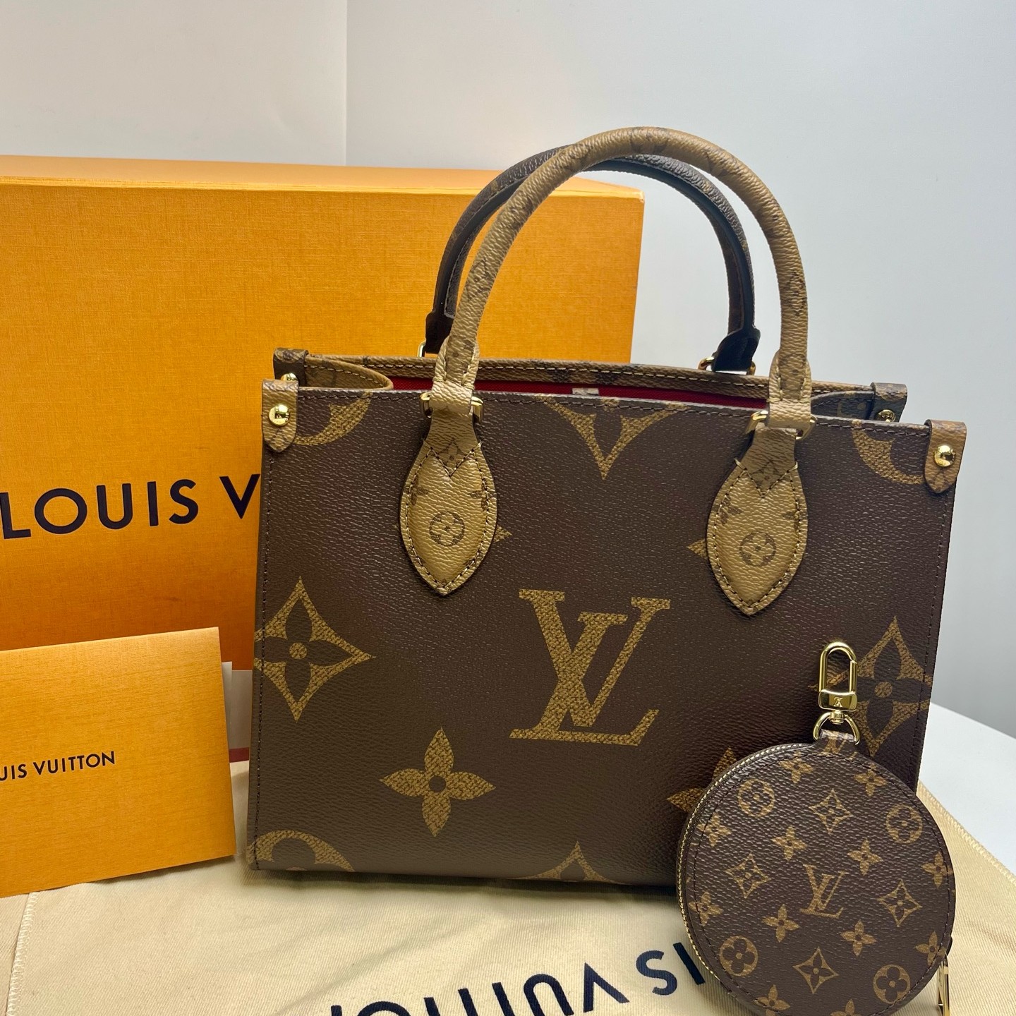 99新 LouisVuitton/路易威登 99新 Onthego小号托特 25年小票