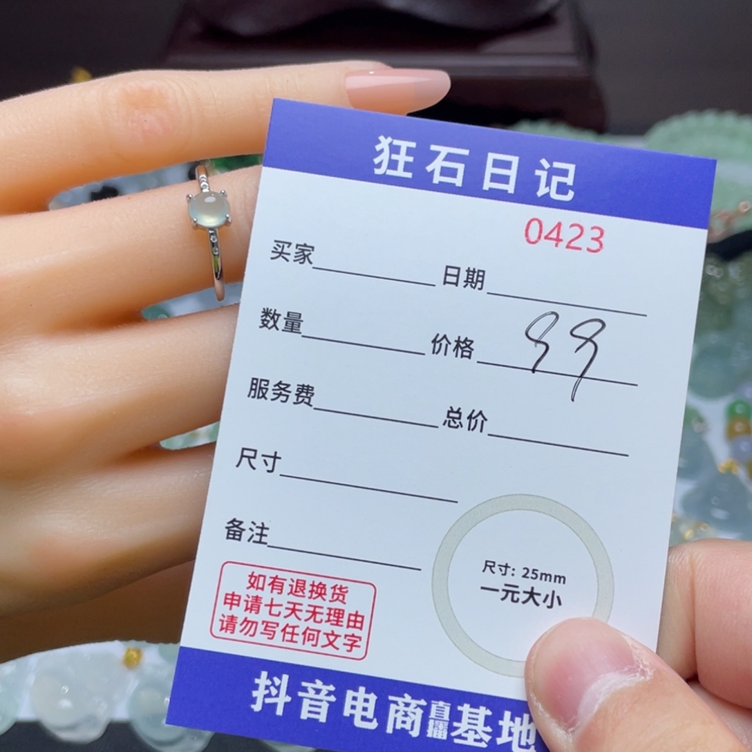 翡翠颈饰银S925镶嵌天然A货 缅甸翡翠 拍一发一