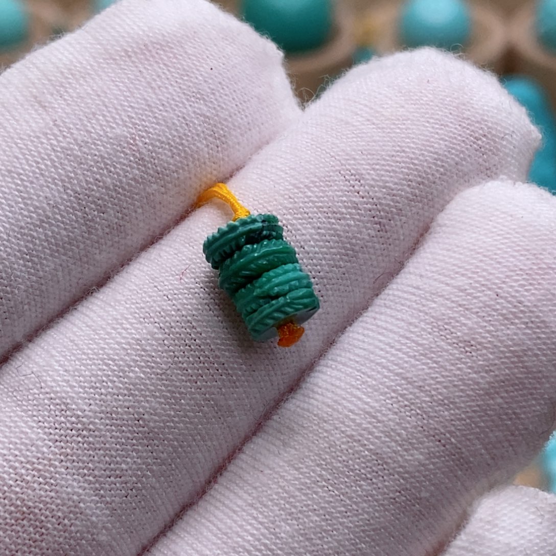 绿松石未镶嵌珠宝奇石6.1mm