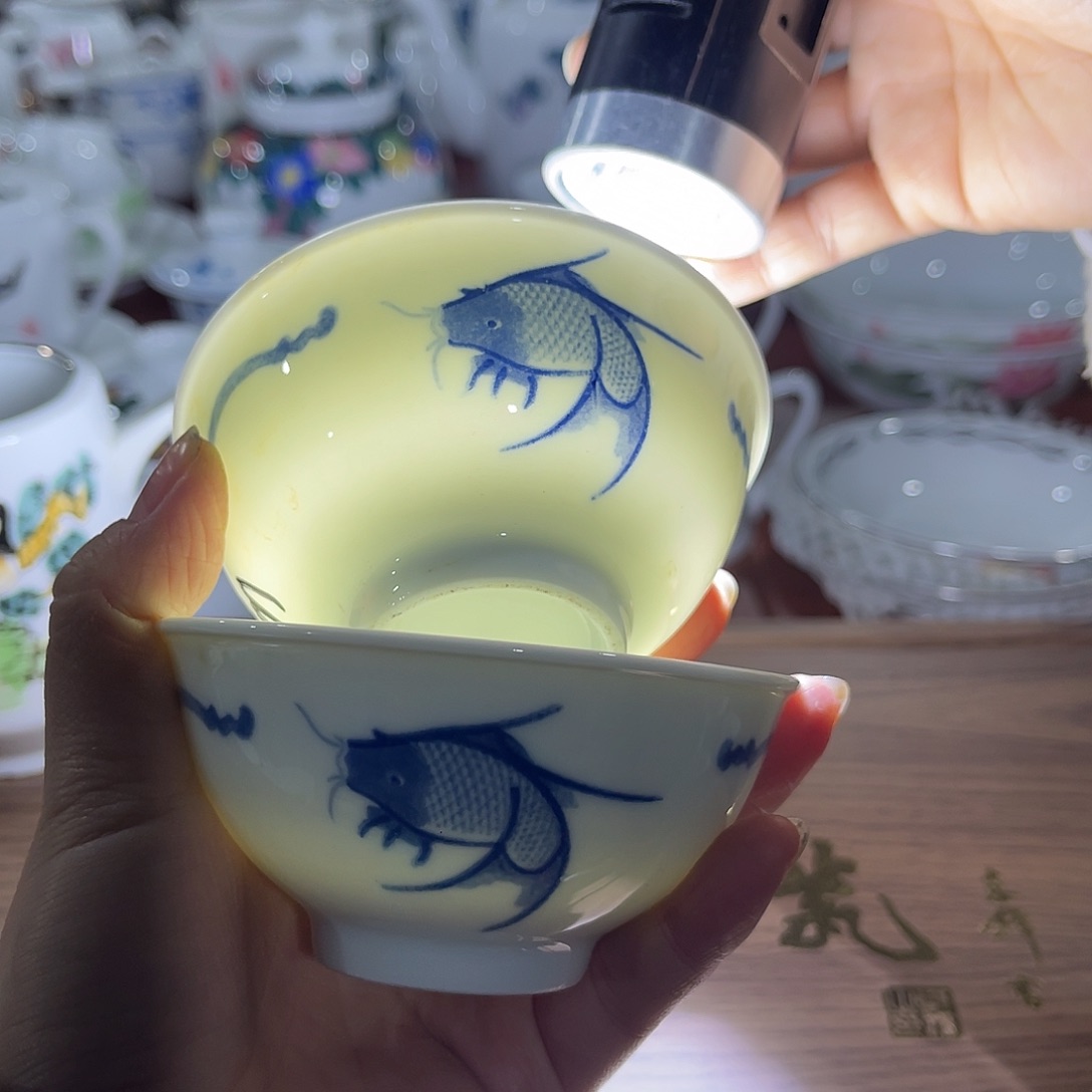 醴陵瓷直播供货基地2个9厘米无款