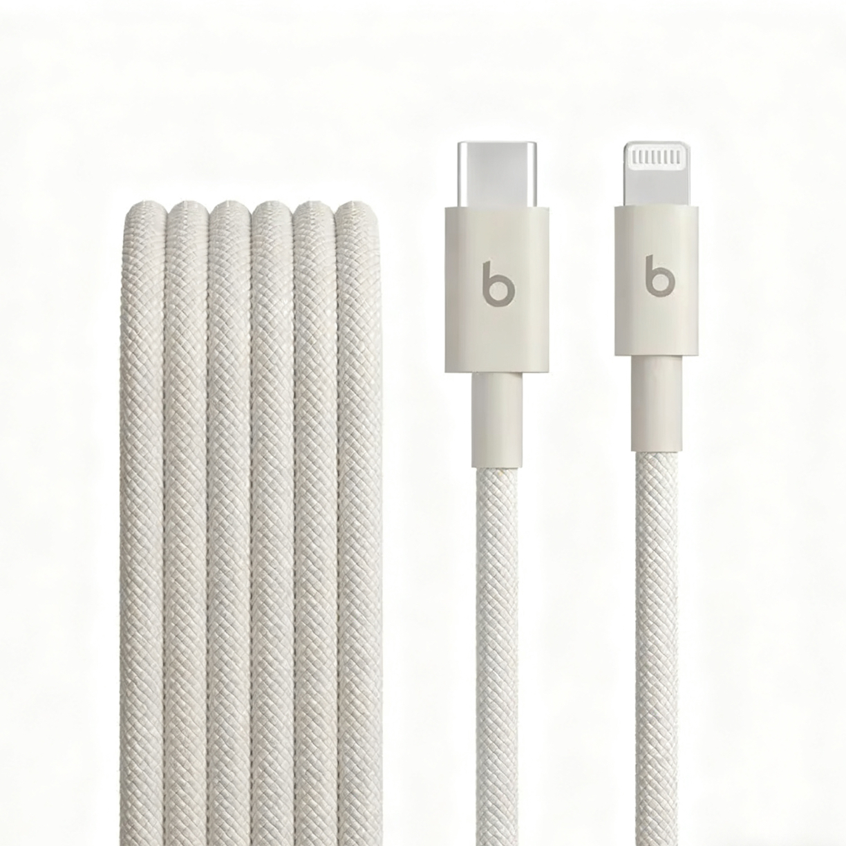 99新 Apple/苹果 beats编织c转lighting数据线1.5m，苹果7-14适用