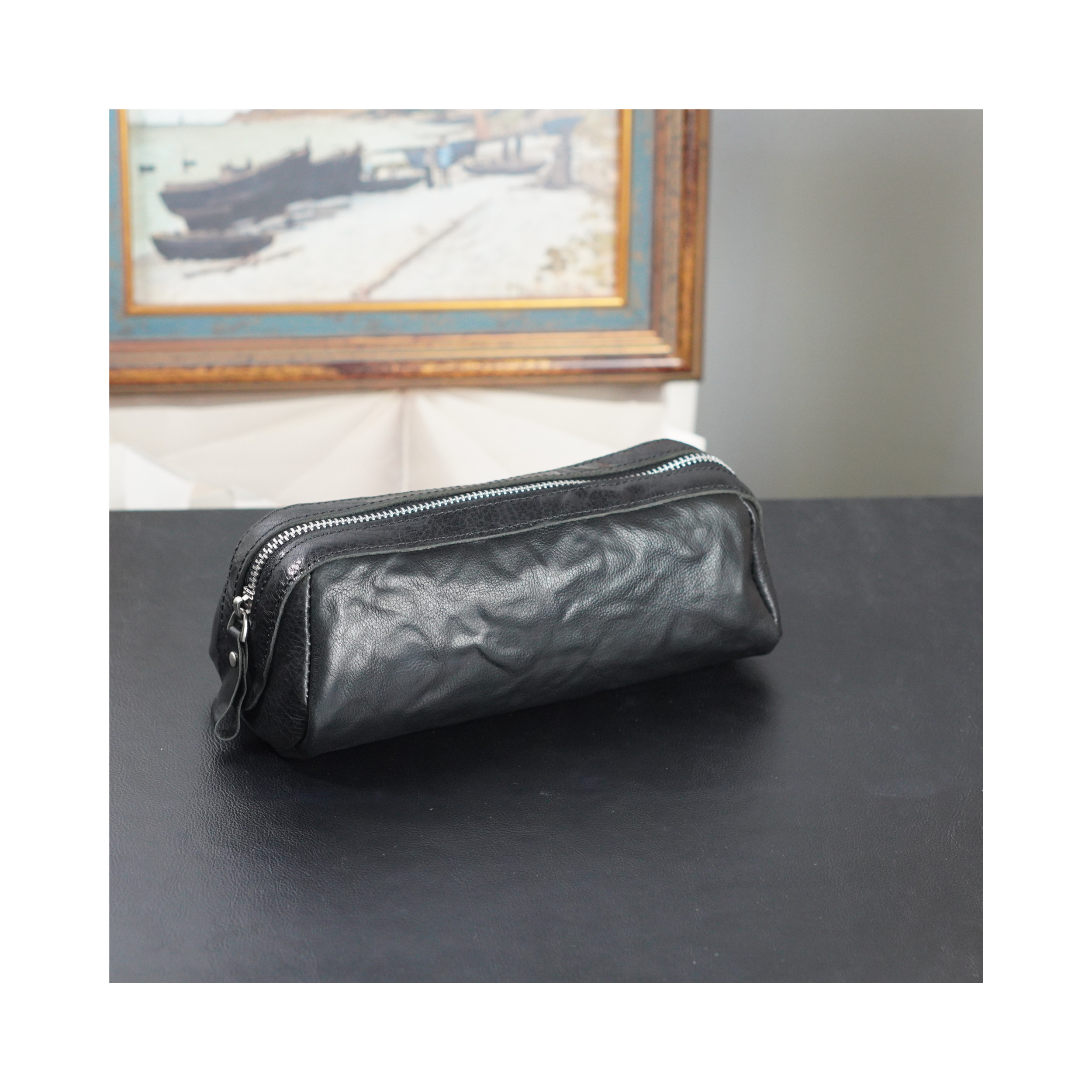 [冰语]2025百搭新款小众设计简约便携收纳大容量实用笔袋包251206