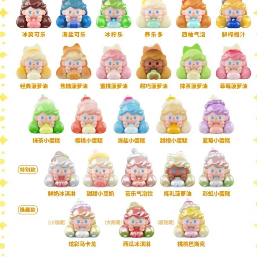 【主播代拆）阿玛莉莉丝联名款BABY MIYOYO美味派对萌粒盲盒盲袋
