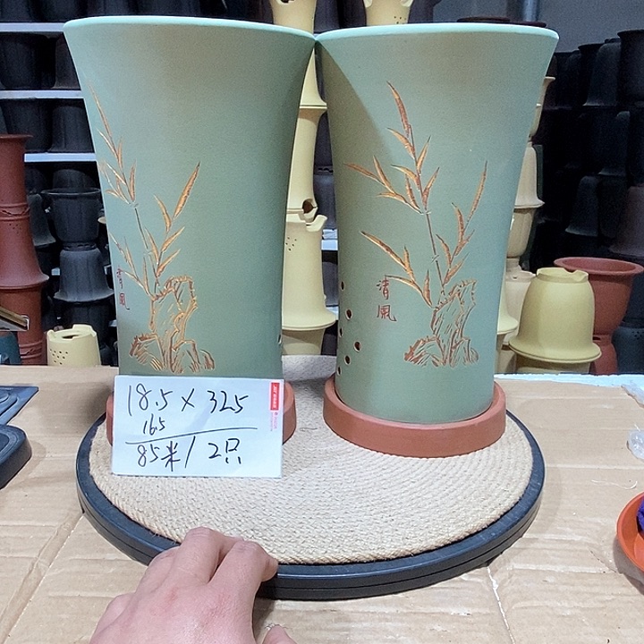 紫砂花盆紫砂花盆