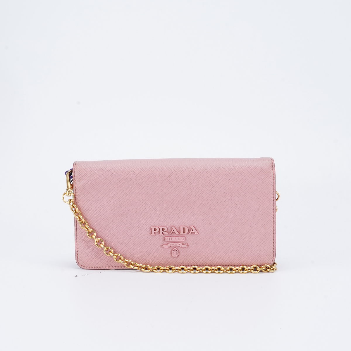 95新 Prada/普拉达 【诗诗】Prada 链条包粉logo/BG23003615