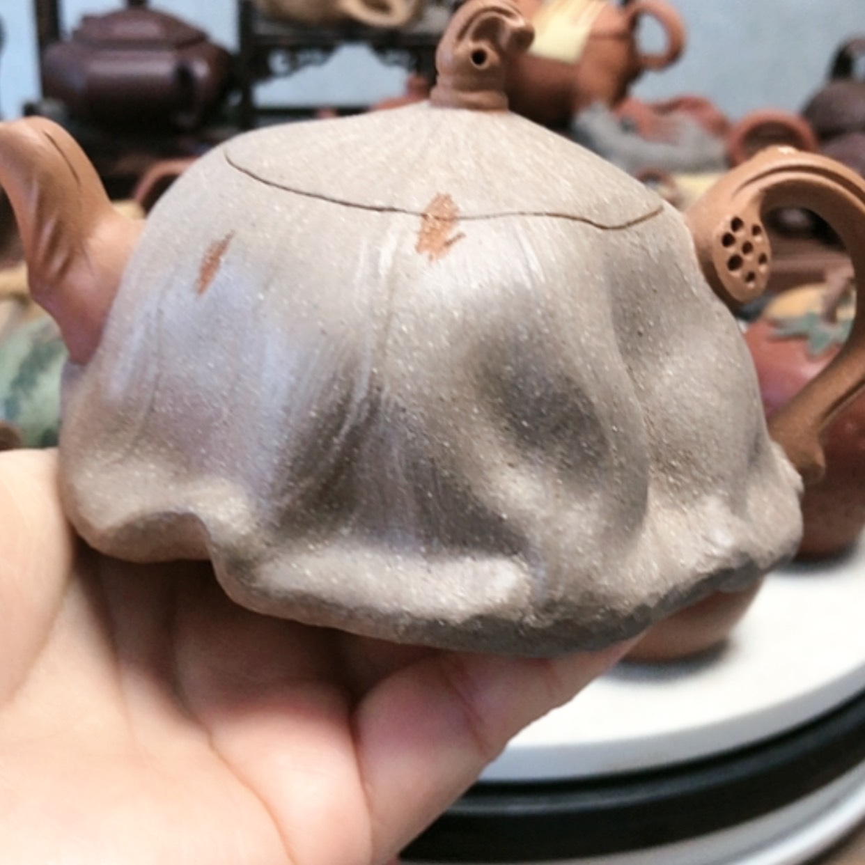 【闪购商品】紫砂茶壶小小瑕200C仿生可以忽略