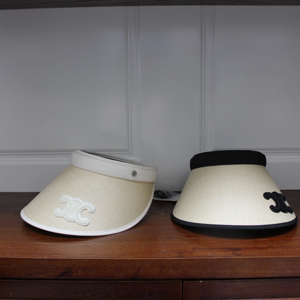 凯旋门刺绣渔夫帽子女夏季出游大檐空顶太阳帽防紫外线遮阳防晒帽