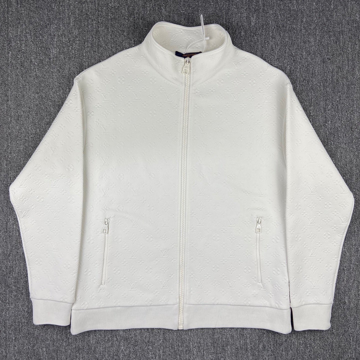 99新 LouisVuitton/路易威登 2507166/XXL/浮雕logo满印拉链夹克
