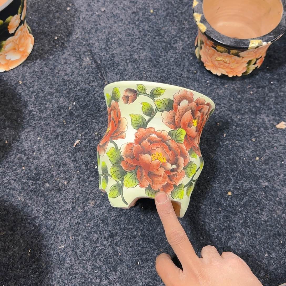缸陶瓷花盆陶瓷花盆