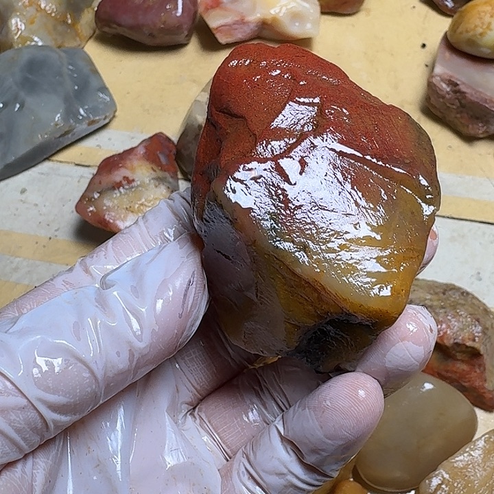 三***七寿山石寿山石的颜色