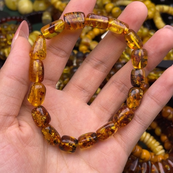 琥珀未镶嵌珠宝奇石