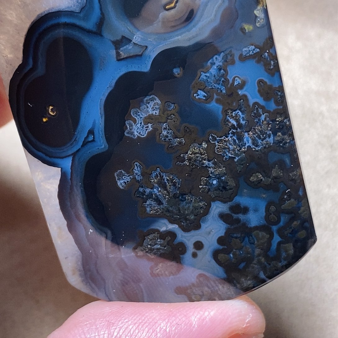 玛瑙/玉髓颈饰未镶嵌星**川