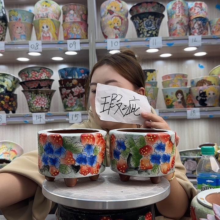 紫砂花盆瑕疵瑕疵990