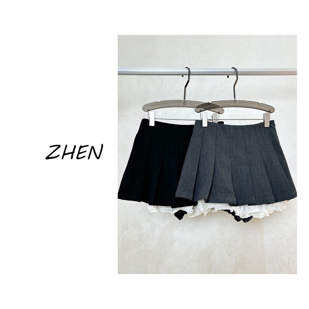 【ZHEN】25Y00128 2025新款半裙显瘦遮肉小众设计款