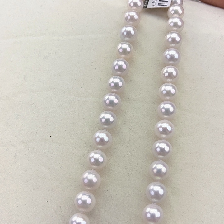 淡水珍珠颈饰银S925镶嵌卡9炫彩高品