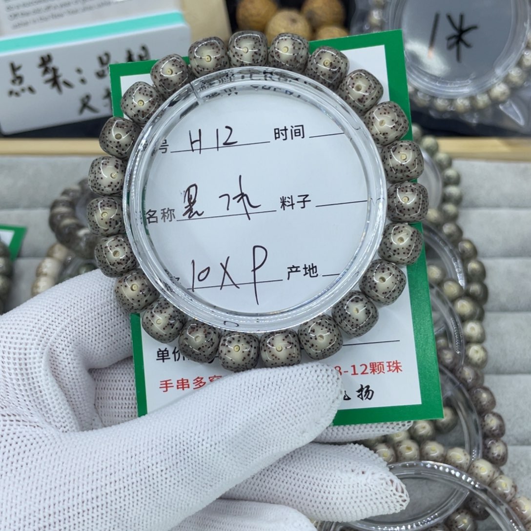 星月菩提吊坠H黑冰