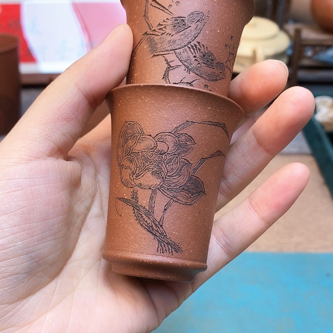 茶杯紫砂宜兴紫砂杯