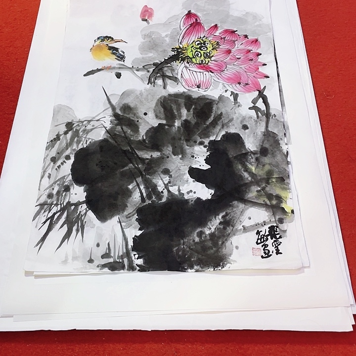 国画张圣敏先生纯手绘作品