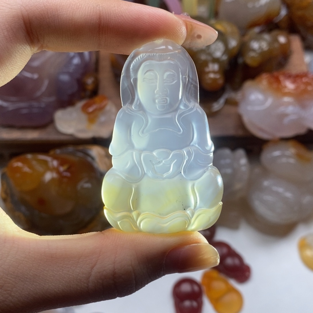 玛瑙/玉髓未镶嵌颈饰