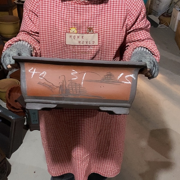 紫砂花盆紫砂花盆