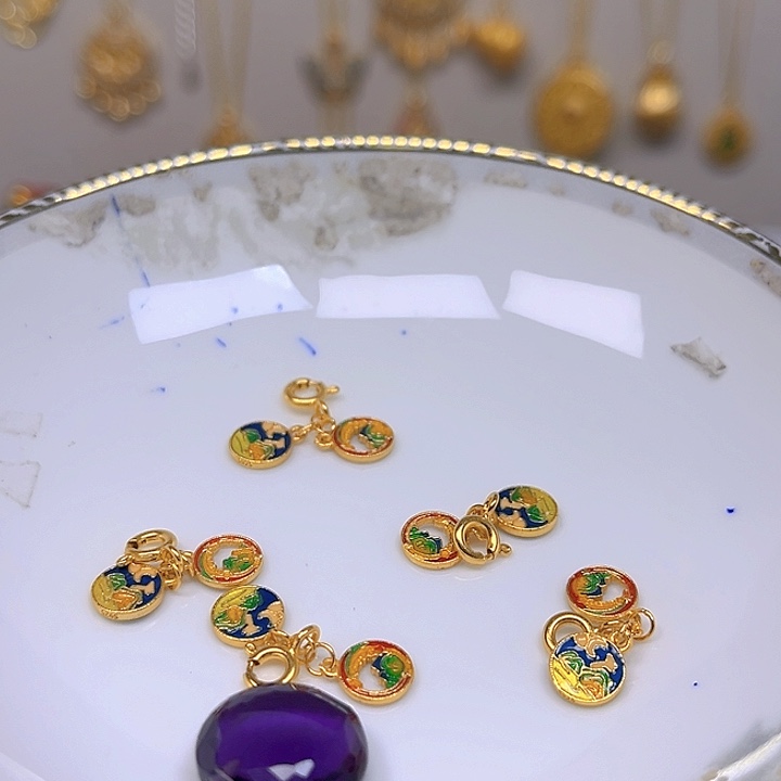 紫晶颈饰银S925镶嵌紫晶925镶嵌92