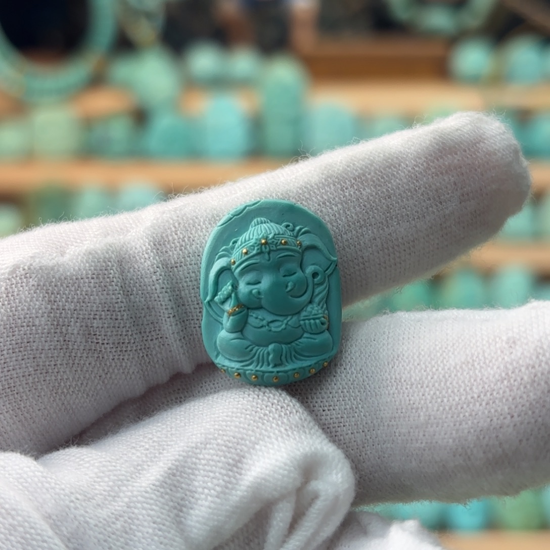 绿松石未镶嵌配饰