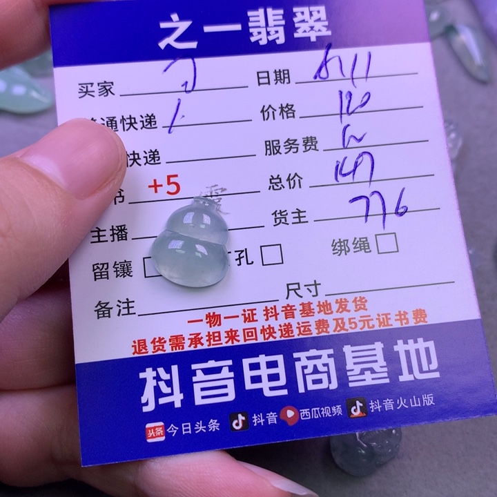 翡翠未镶嵌颈饰?****?