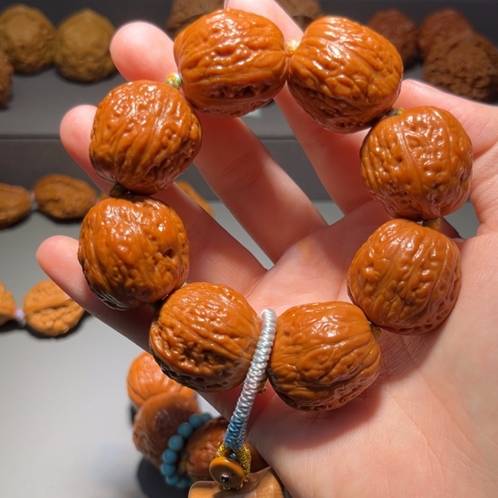 文玩核桃把件水晶核812