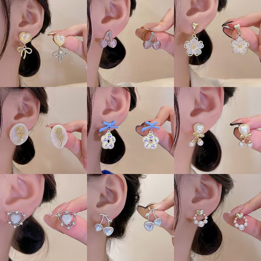 合金耳饰 fufu款（只拆耳环DIY）首饰对对碰只拆耳钉fufu链接