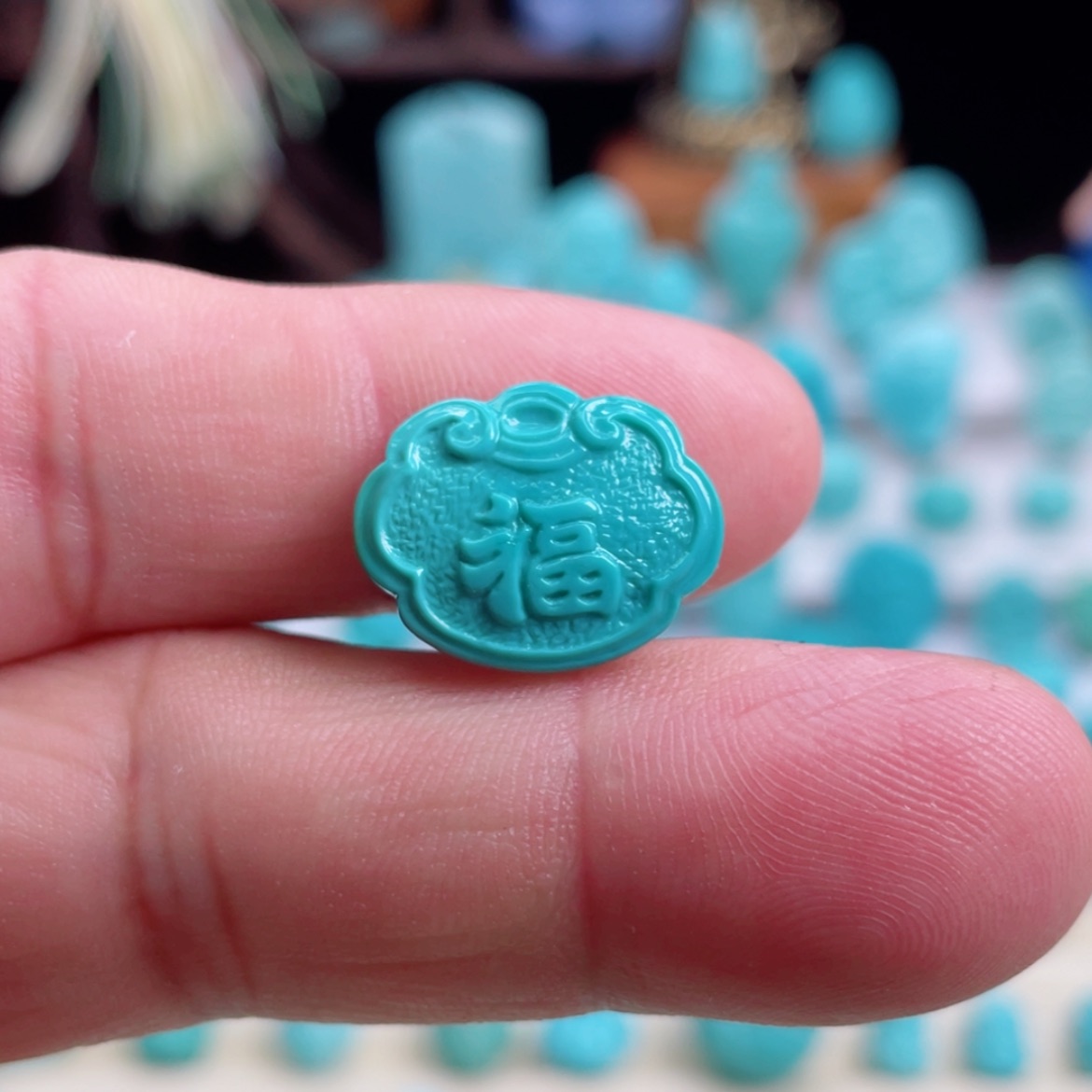 【闪购商品】绿松石吊坠(不含链)未镶嵌