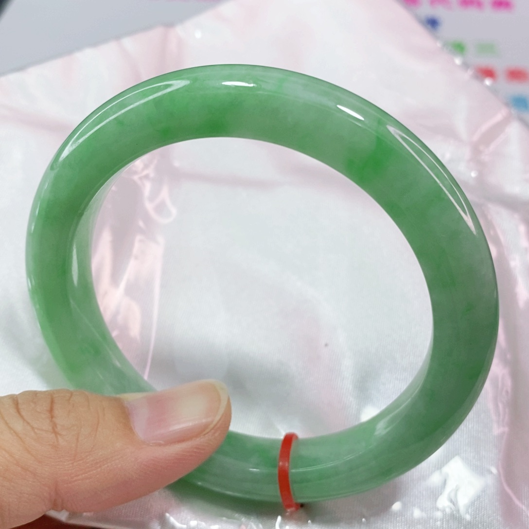 未镶嵌手镯翡翠56.5圈口完整