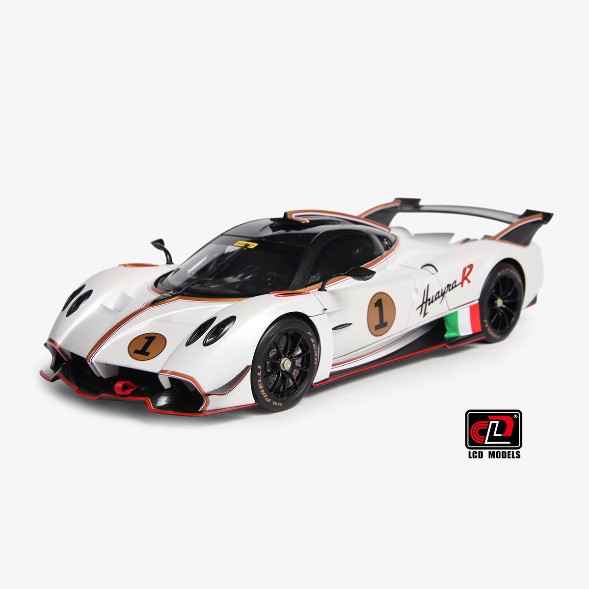 LCD 1/18 帕加尼 Pagani Huyara R合金全开汽车模型