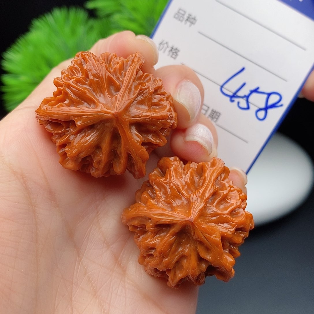 文玩核桃把件36三棱458